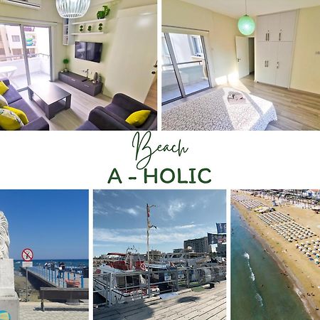 Beach-A-Holic Apartment, 2 Min Distance From Larnaca Marina 外观 照片